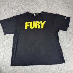 Men's Fury Movie Promo Shirt 2014‎ Brad Pitt Shia LaBeouf Film Shirt XL Cinemark
